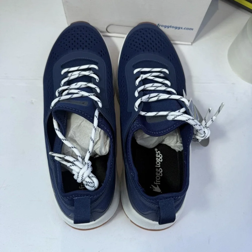 Frogg Toggs HydroGrip Shoes Mens Size 12 Blue Non Slip Water Fishing Sneakers‎